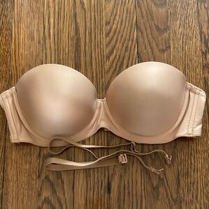 Intimissimi Giada Microfiber Bandeau Strapless Bra Marrone Cappuccino